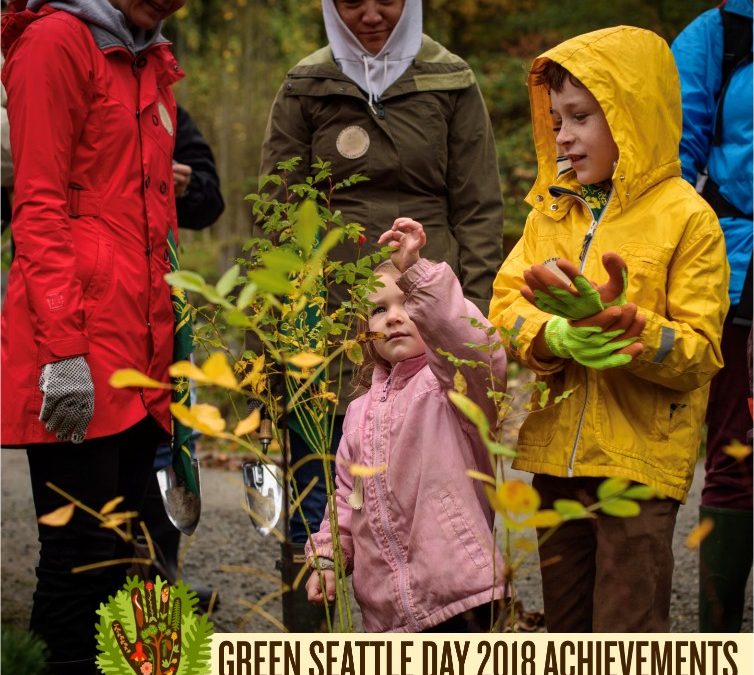 Green Seattle Day 2018 Achievements