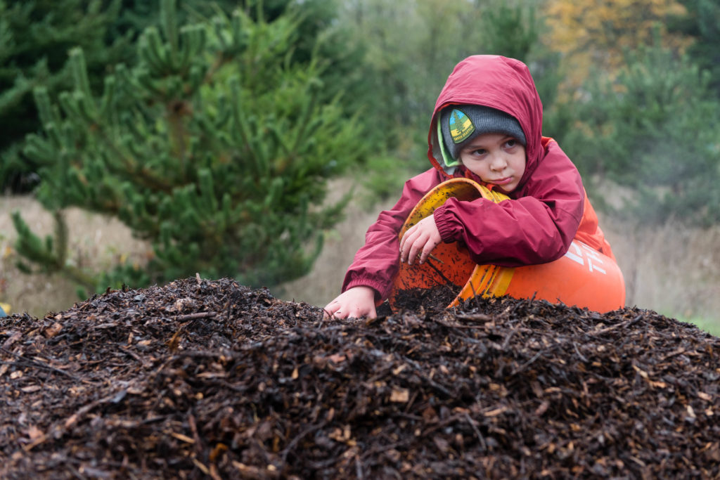 Green Seattle Day mulching blues