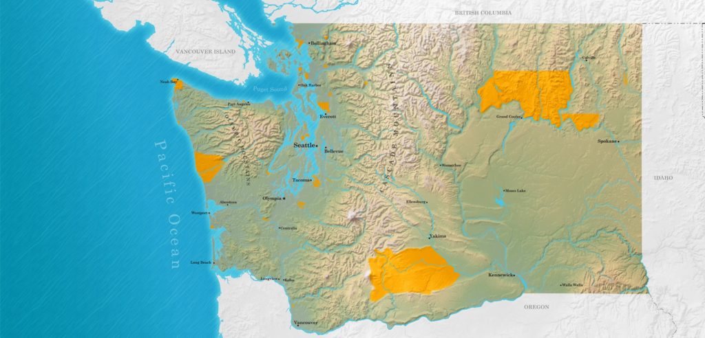 wa-tribes-map - Green Seattle Partnership