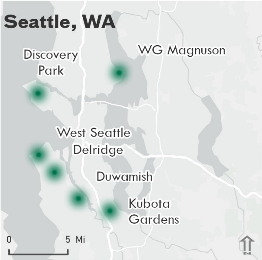 Seattle-map-GSP-research-parks - Green Seattle Partnership