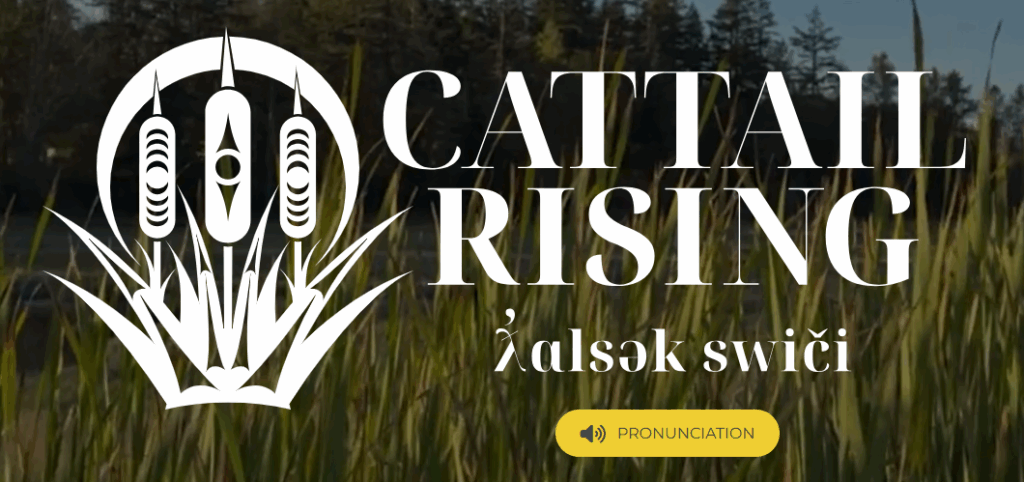 The logo of Cattail Rising, to the left of the words "Cattail Rising".